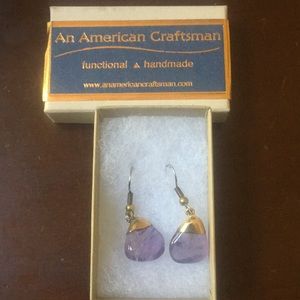 Amethyst earrings